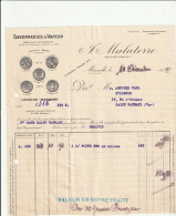 13-J.Malaterre..Savonneries à Vapeur, Lessive " Rapidor "...Marseille...(Bouches-du-Rhône)...1912 - Perfumería & Droguería