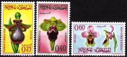 MOROCCO 1965 FLORA Plants Flowers: Orchids. Complete Set, MNH - Orchidee