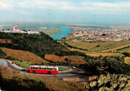 73937254 Kahlenberg__Wien_AT Fliegeraufnahme Kirche Reisebus - Autres & Non Classés