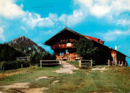 73937203 Aueralm_Auer-Alm_1300m_Bad_Wiessee Berggasthof Auer Alm Mit Fockenstein - Bad Wiessee