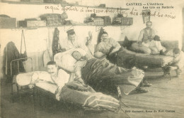 CPA-CASTRES* Caserne * Artillerie* Les Lits En Batterie* Edit. Raynaud; Bazar Du Mail *écrite En 1916 *TOP - Castres