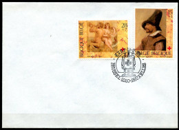 BE   2489 - 2490   --   1 Er Jour 13 / 2 / 1993  --  Env. Avec Cachet  KBVP Préd. Brussel - Storia Postale