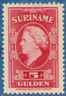 Suriname, 1945 ƒ 10.- Queen Wilhelmina MNH - Suriname ... - 1975