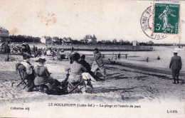 44 - Loire Atlantique -  LE POULIGUEN  -  La Plage Et L'entrée Du Port  - Le Pouliguen