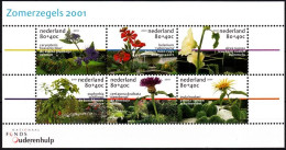 NETHERLANDS 2001 FLORA Plants: Gardens & Flowers. Summer Stamps. S/Sheet, MNH - Autres & Non Classés