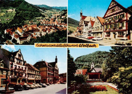 73937064 Wolfach_Schwarzwald Fliegeraufnahme Dorfbrunnen Ortsansichten  - Wolfach