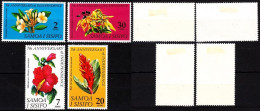 SAMOA I SISIFO 1969 FLORA Plants: Flowers. Independence, Complete Set, MH OG - Altri & Non Classificati