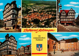 73936695 Melsungen_Fulda Rathaus Panorama Fachwerkhaeuser Schlossplatz - Melsungen