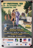 Affiche Festival Bd Darnétal 1997 - Ill. Jusseaume - Sonstige & Ohne Zuordnung