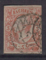 GERMANY SAXONY STAMPS. 18556 , Mi.#12, USED - Saxe