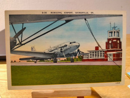 Delcampe - USA. GAINESVILLE MUNICIPAL  AIRPORT  Georgia - Aerodrome
