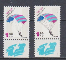 Israel 1996 2 X Nr. 1363 Phosphorrarität, 1x Mit Langem Phosphor , Postfrisch. - Neufs (avec Tabs)