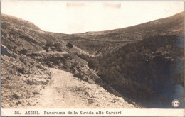 ASSISI. Panorama Della Strada Alle Carceri - Otros & Sin Clasificación