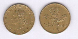 20 Lire 1959 ITALIA Repubblica  Italy Italie - 20 Lire