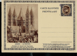 Carte Illustrées Neuve N° 21. Vue 22 ( TOURNAI ) - A.  Surcharge SPECIMEN En Violet - Cartes Postales 1934-1951