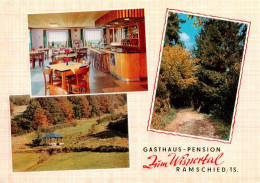 73936586 Ramschied Gasthaus Pension Zum Wispertal Gastraum Bar Pavillon Waldpart - Bad Schwalbach