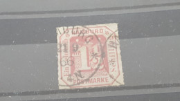REF A1835  ALLEMAGNE ANCIEN ETAT HAMBOURG OBLITERE N°23 VALEUR 180 EUROS - Hambourg