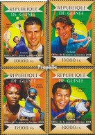 Guinea 10982-10985 (kompl. Ausgabe) Postfrisch 2015 Tennis - Guinée (1958-...)