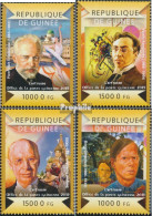 Guinea 10977-10980 (kompl. Ausgabe) Postfrisch 2015 Russische Kunst - Guinea (1958-...)