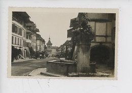 Suisse : Morat - Murten, Hauptgasse (cp Vierge N°2743) - Murten