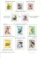 PAPUA & NEW GUINEA COLLECTION. ELIZABETH 11 BIRDS DEFINITIVES. USED TO 10/-. - Papúa Nueva Guinea