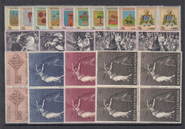 SAN MARINO  903-920, 4erBlock, Postfrisch **, Jahrgang 1968 Komplett - Unused Stamps