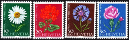 SWITZERLAND 1963 FLORA Plants: Flowers. Pro Juventute. Short Set, MNH - Autres & Non Classés