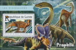 Guinea Block 2505 (kompl. Ausgabe) Postfrisch 2015 Dinosaurier - Guinea (1958-...)