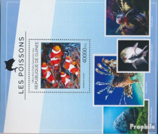 Guinea Block 2431 (kompl. Ausgabe) Postfrisch 2014 Fische - Guinee (1958-...)