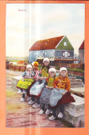 07529 ● MARKEN Hollandse Meisjes Klederdracht En Klompen Costuum 1910s WEENENK SNEL Den Haag Mar. 85 10-24334  - Marken
