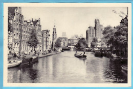 07542 ● Noord-Holland AMSTERDAM SINGEL Canal Péniches 1920s - Uitgave N.V HEMA - Amsterdam