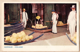 07582 ● Nederland Holland - Kaasmarkt ALKMAAR Cheese Holland Market Marché Fromage Hollande 1940s - Alkmaar