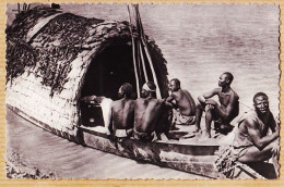 07629 / ⭐ Ethnie MOUNDOUE Tchad A.E.F Départ De Pêcheurs Sur Le LOGONE 1950s Mission Pères Capucins TOULOUSE - Tschad