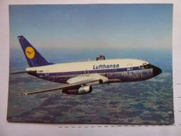 LUFTHANSA  B 737   /   AIRLINE ISSUE / CARTE COMPAGNIE - 1946-....: Modern Tijdperk