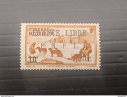 ST PIERRE ET MIQUELLON 1941 STAMPS OF 1922 OVERPRINT FRANCE LIBRE F N F L CAT. YVERT N. 274 MNH - Unused Stamps