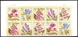 USA 2011 FLORA Plants Flowers: Crops In Blossom. BLOCK Of 2 Strips, Mint - Autres & Non Classés