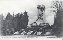 C. P. A. : 88 : RAMBERVILLERS : Monument élevé à La Mémoire Des Combattants De 1870, En 1917 - Rambervillers