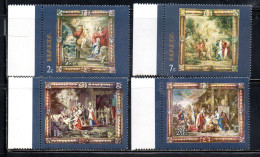 MALTA 1977 TAPESTRIES AFTER DESIGNS BY RUBENS TAPPEZZERIE TAPESTRY COMPLETE SET SERIE COMPLETA MNH - Malte