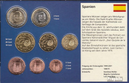 Spanien 2007 Stgl./unzirkuliert Kursmünzensatz 2007 EURO-Nachauflage - Spain