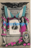 227475 ARGENTINA CENTENARY CENTENARIO PATROTIC FLAG HERALDRY PROCER MORENO POSTAL POSTCARD - Argentina