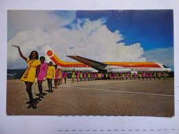 AIR JAMAICA  DC 8      /   AIRLINE ISSUE / CARTE COMPAGNIE - 1946-....: Modern Tijdperk