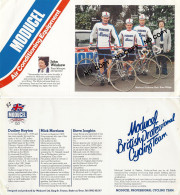 CARTE CYCLISME GROUPE TEAM MODUCEL 1983 FORMAT 13,8 X 25 - Radsport