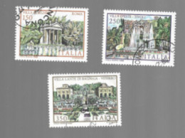 ITALIA - UN.1615.1617  - 1982 VILLE D' ITALIA    (SERIE COMPLETA DI 3)  -  USED° -   RIF. 30930/ 1.2.3. - 1981-90: Usati