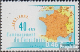 Frankreich 3682 (kompl.Ausg.) Postfrisch 2003 Landschaftsplanung - Neufs