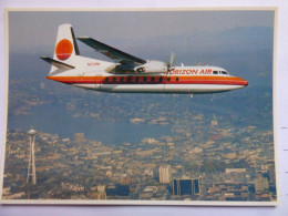 HORIZON AIR   FOKKER 27     /   AIRLINE ISSUE / CARTE COMPAGNIE - 1946-....: Ere Moderne