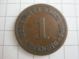 Germany 1 Pfennig 1894 A - 1 Pfennig