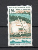 COTE D'IVOIRE N° 268    NEUF SANS CHARNIERE COTE 1.30€    STATION RADIO JOURNEE DU TIMBRE - Côte D'Ivoire (1960-...)