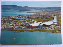 FLUGFELAG ISLAND  FOKKER 27   /   AIRLINE ISSUE / CARTE COMPAGNIE - 1946-....: Ere Moderne