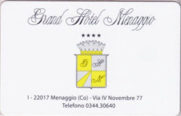 ITALIA  KEY HOTEL     Grand Hotel Menaggio - COMO - Cartes D'hotel