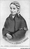 AABP5-65-0474 - LOURDES - Portrait Authentique De Bernadette Soubirous  - Lourdes